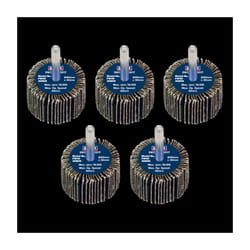 Flap Wheel 40 x 30mm 80Grit 6mm Shaft - Pack of 5 - FW4030805