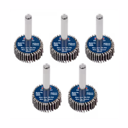 Flap Wheel 25 x 10mm 6mm Shaft 80Grit - Pack of 5 - FW2510805