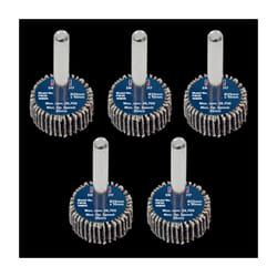 Flap Wheel 25 x 10mm 6mm Shaft 80Grit - Pack of 5 - FW2510805