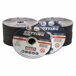 Sealey 115 x 1.2mm Cutting Disc 22mm Bore - Pack of 100 PTC/115CET100
