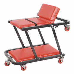Creeper/Seat Steel with 7 Wheels & Adjustable Head Rest