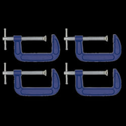 G-Clamp 100mm - Pack of 4