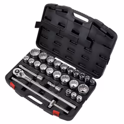 Socket Set 26pc 3/4&quot;Sq Drive 12-point WallDrive&#174;