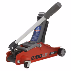 180° Handle Trolley Jack 2 Tonne Low Profile Short Chassis - Red - Additional view 6