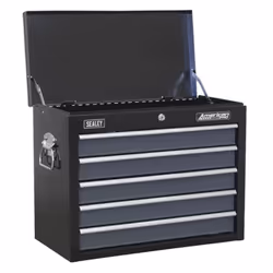 Sealey American PRO® Topchest 5 Drawer - Black/Grey AP3505TB