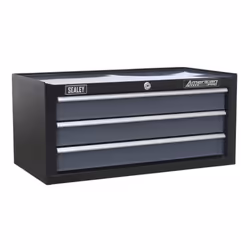 Sealey American PRO® Mid-Box Tool Chest 3 Drawer - Black/Grey AP3503TB