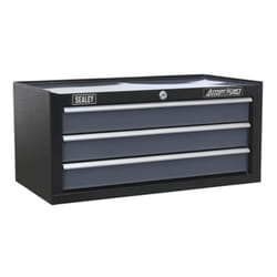 Sealey American PRO&reg; Mid-Box Tool Chest 3 Drawer - Black/Grey AP3503TB