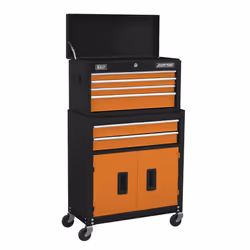 Sealey American PRO® Topchest & Rollcab Combination 6 Drawer - Orange AP22O