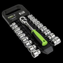 Socket Set 19pc 3/8&quot;Sq Drive 6pt WallDrive&#174; Metric