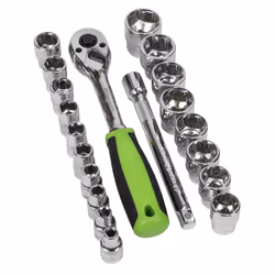 Socket Set 19pc 3/8&quot;Sq Drive 6pt WallDrive&#174; Metric