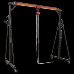 Portable Lifting Gantry Crane Adjustable 0.5 Tonne & Hoist Combo