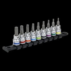 TRX-Star* Socket Bit Set 9pc 3/8&quot;Sq Drive  - Platinum Series