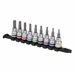 TRX-Star* Socket Bit Set 9pc 3/8&quot;Sq Drive  - Platinum Series