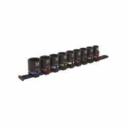 Impact Socket Set 9pc 1/2&quot;Sq Drive Metric