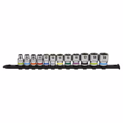 Socket Set 12pc 3/8&quot;Sq Drive 6pt WallDrive&#174; Metric