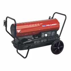 Sealey Space Warmer&reg; Kerosene/Diesel Heater with Wheels 100,000Btu/hr AB1008