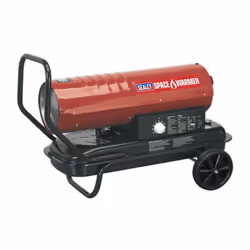 Sealey Space Warmer&reg; Kerosene/Diesel Heater with Wheels 70,000Btu/hr AB7081