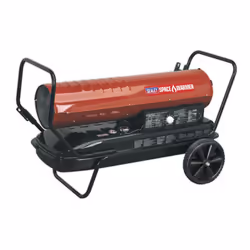 Sealey Space Warmer&reg; Kerosene/Diesel Heater with Wheels 175,000Btu/hr AB1758