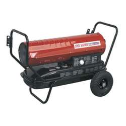 Sealey Space Warmer&reg; Kerosene/Diesel Heater with Wheels 135,000Btu/hr AB1258