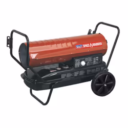 Sealey Space Warmer&reg; Kerosene/Diesel Heater with Wheels 135,000Btu/hr AB1258