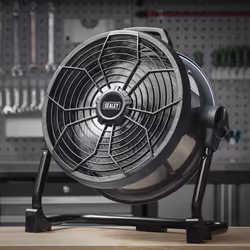 Sealey SV20 Series 16" 2-in-1 Cordless/Corded High Velocity Drum Fan Kit 20V HVD16CCOMBO
