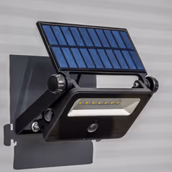Extra-Slim Solar Floodlight with Wall Bracket 16W SMD LED - LED16S, Black - Additional view 7