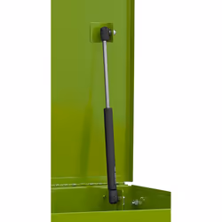 Sealey Superline PRO&reg; Heavy-Duty Mobile Tool & Parts Trolley with 5 Drawers and Lockable Top - Hi-Vis Green AP890MHV - Additional view 4