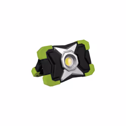 COB LED Portable Floodlight, 15W and Power Bank - LED1500PB, Black/Green