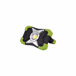 COB LED Portable Floodlight, 15W and Power Bank - LED1500PB, Black/Green