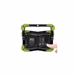 COB LED Portable Floodlight, 15W and Power Bank - LED1500PB, Black/Green - Additional view 6