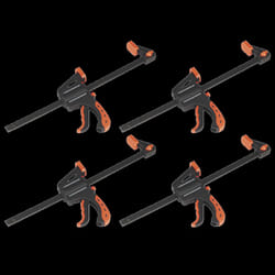 Ratchet Bar Clamp 300mm  4pc Set