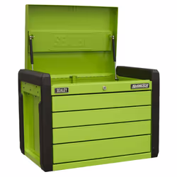 Sealey Superline PRO® Push-to-Open Topchest 4 Drawer - Green APPD4G