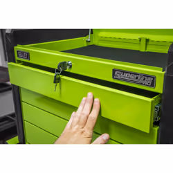 Sealey Superline PRO&reg; Push-to-Open Topchest 4 Drawer - Green APPD4G