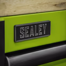 Sealey Superline PRO&reg; Black Edition Mobile Trolley with Wooden Worktop 15 Drawer 1549mm AP6115BE - Additional view 6