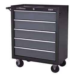 Sealey American PRO® Rollcab 5 Drawer - Black/Grey AP2505B