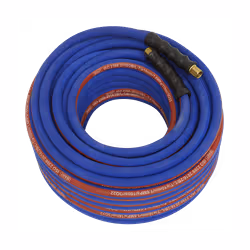 Air Hose 30m x 10mm with 1/4" BSP Unions Extra Heavy Duty