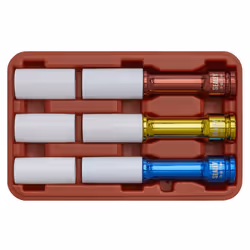 Sealey Alloy Wheel Impact Socket Set 1/2"Sq Drive 3pc SX031D