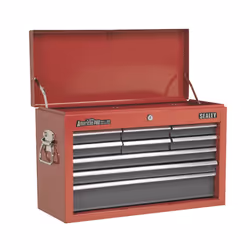 Sealey American PRO&reg; Topchest 9 Drawer - Red/Grey AP22509BB