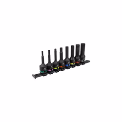 Spline Impact Socket Bit Set 8pc 1/2"Sq Drive - AK56004