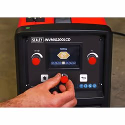 Inverter Welder MIG, TIG & MMA 200A with LCD Screen