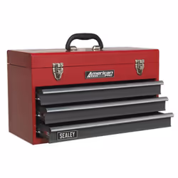 Sealey American PRO&reg; Tool Chest 3 Drawer - Red/Grey AP9243BB