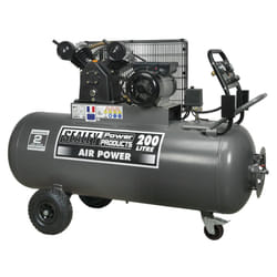Sealey Premier 200L Belt Drive Air Compressor with Front Control Panel 3hp SAC3203B