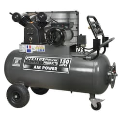 Sealey Premier 150L Belt Drive Air Compressor with Front Control Panel 3hp SAC3153B