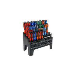 Siegen by Sealey Screwdriver, Bit & Nut Driver Set, 100pc, Colour-Coded with Display Stand - S01248