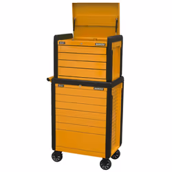 Sealey Superline PRO&reg; Push-To-Open Topchest & Rollcab Combination 11 Drawer - Orange APPDSTACKO - Additional view 6