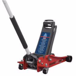 Sealey Low Profile Trolley Jack with Rocket Lift 3 Tonne - Red 3000LE