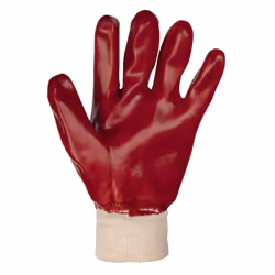 General-Purpose PVC Gloves Knitted Wrist (X-Large), Pack of 12 Pairs - 9106XL/12