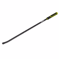 Heavy-Duty 25 Pry Bar 900mm With Hammer Cap - S01154 , Black