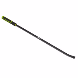 Heavy-Duty 25 Pry Bar 900mm With Hammer Cap - S01154 , Black