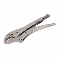 Sealey Premier Locking Pliers Curved Jaws 185mm 0-38mm Capacity AK6820